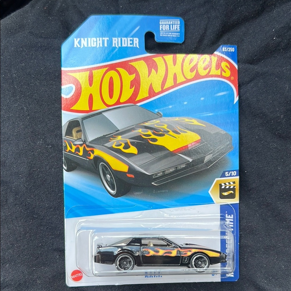 Hot Wheels Knight Rider Black Toy Car K.I.T.T.